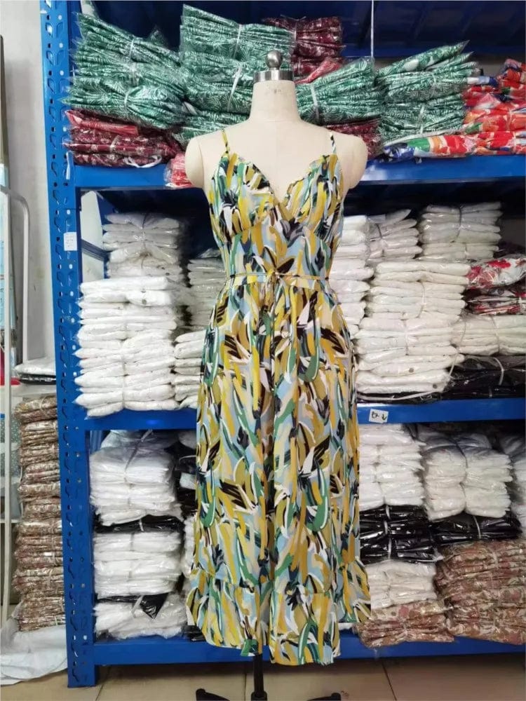 Robe midi farget i polyester - Dame - Alenya