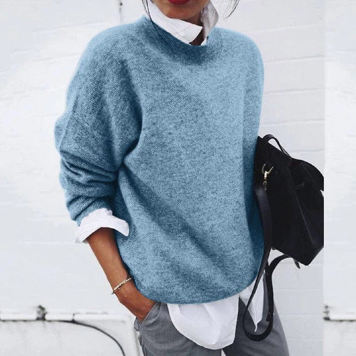 Pull Oversize Col Rond - Femme - Daelina