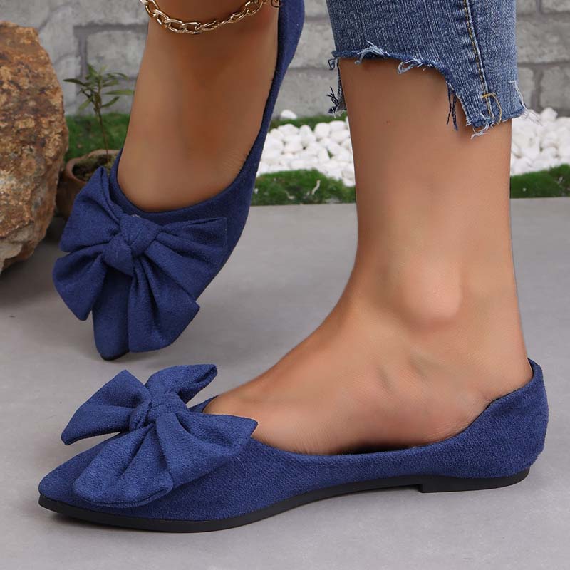 Zapatos planos punta bicolor - Mujer - Elysa