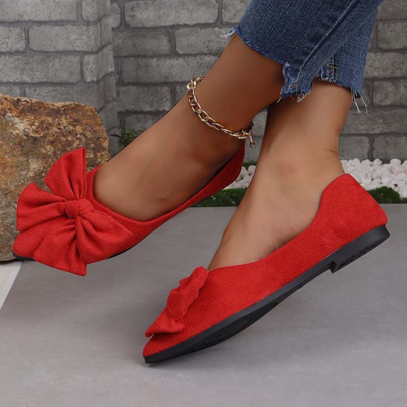 Zapatos planos punta bicolor - Mujer - Elysa
