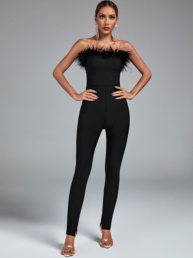 Elegant kveldsdress i polyester – Dame – Felicia