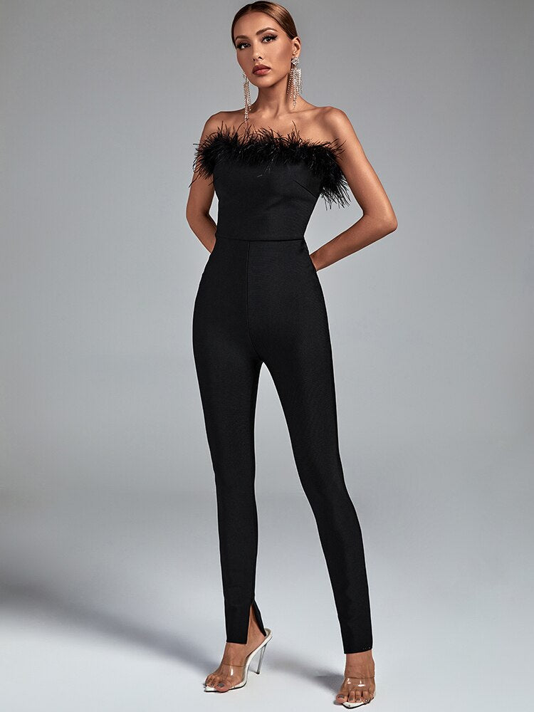 Elegant kveldsdress i polyester – Dame – Felicia