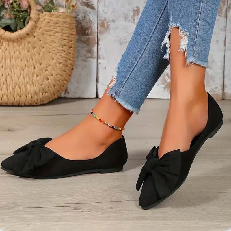 Zapatos planos punta bicolor - Mujer - Elysa