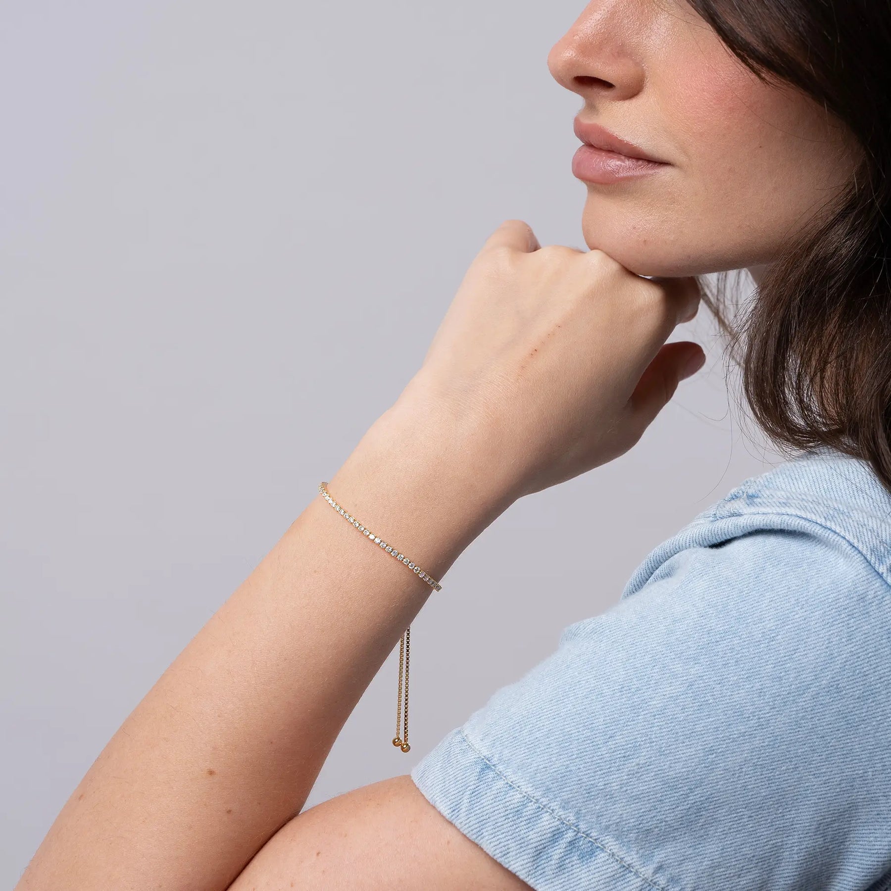 Bracelet Argent Sterling Femme – Élégance Nocturne