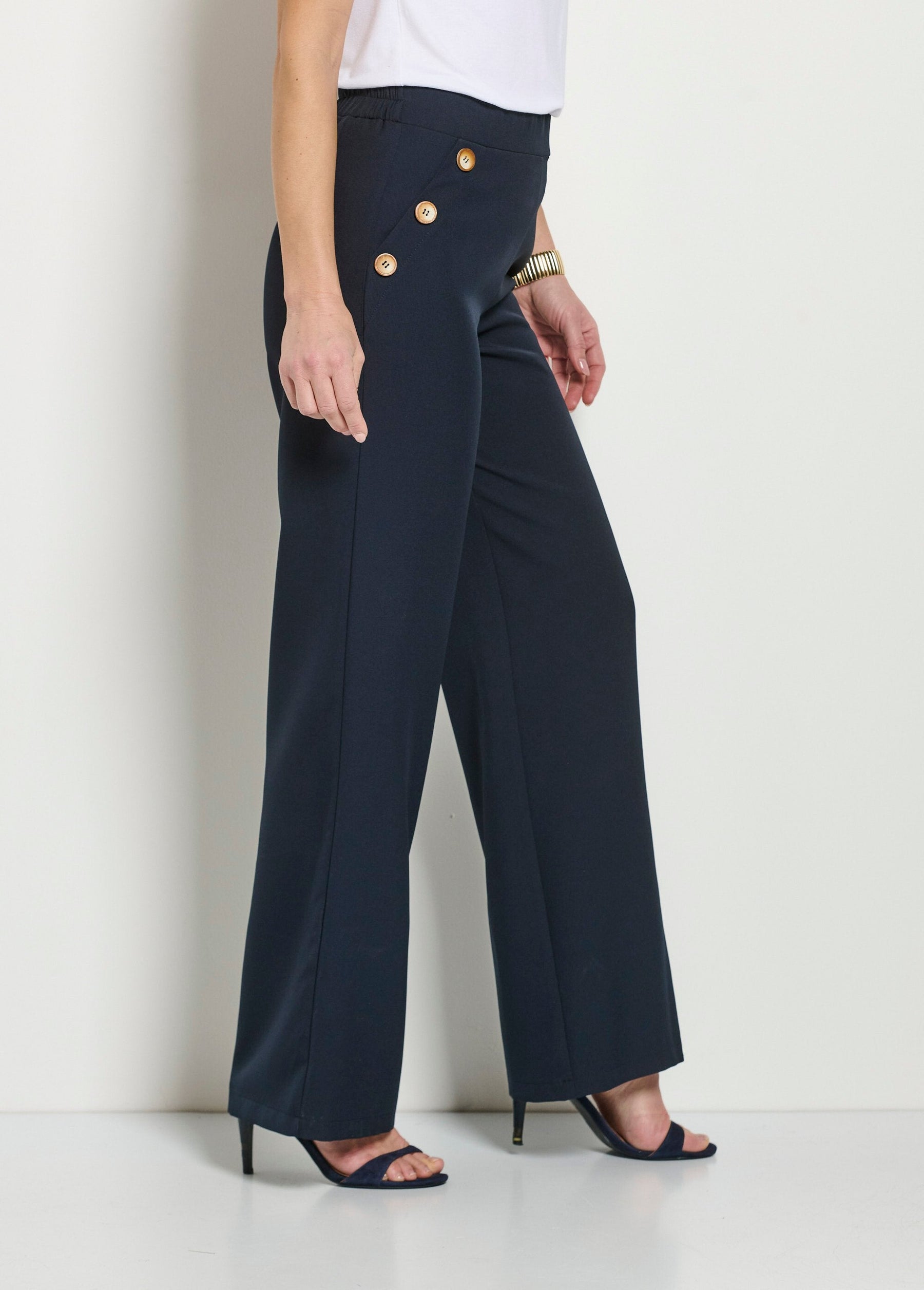 Pantalon Large Uni - Femme - Solyana