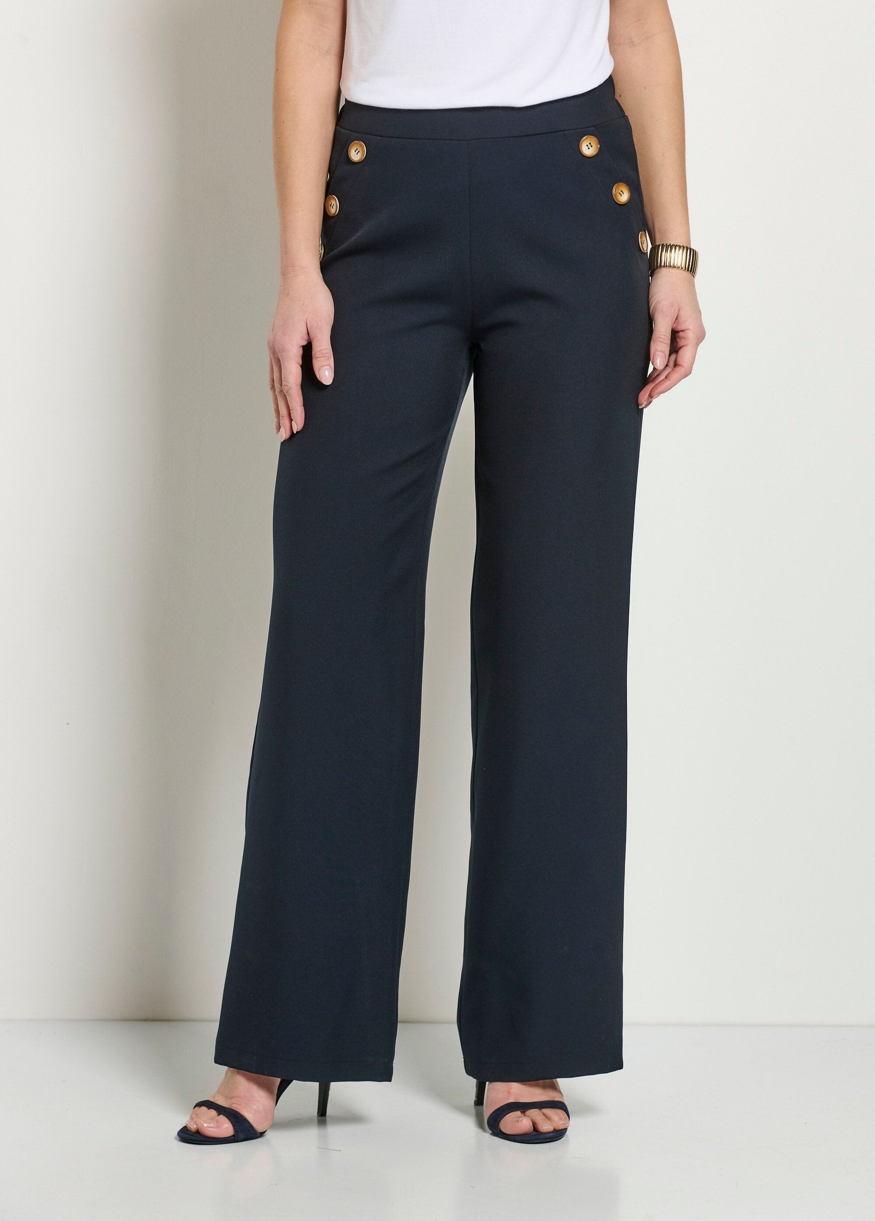 Pantalon Large Uni - Femme - Solyana