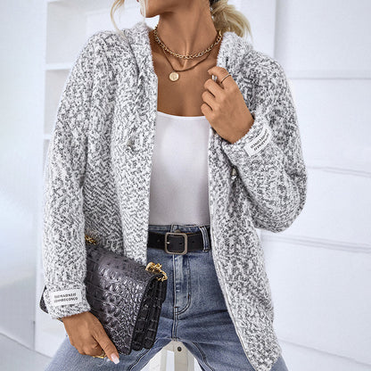 Hooded Cardigan - Women - Elmira