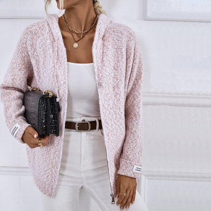 Hooded Cardigan - Women - Elmira