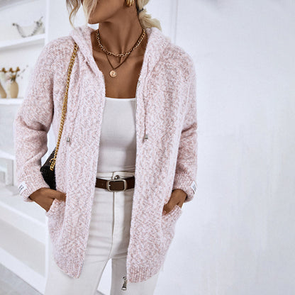 Hooded Cardigan - Women - Elmira