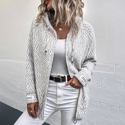 Hooded Cardigan - Women - Elmira