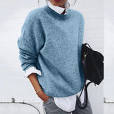 Pull Oversize Col Rond - Femme - Daelina