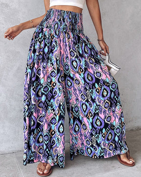 Pantalon Large Taille Haute - Femme - Karvya