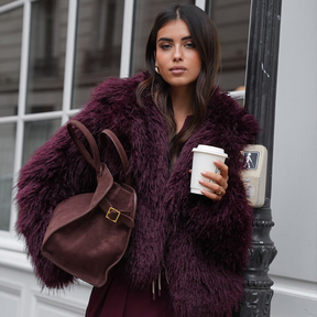 Sac en Simili Daim - Femme - Lana