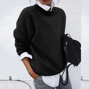 Pull Oversize Col Rond - Femme - Daelina