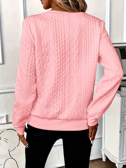 Sweatshirt Côtelé Col Roulé - Mná - Aurélya