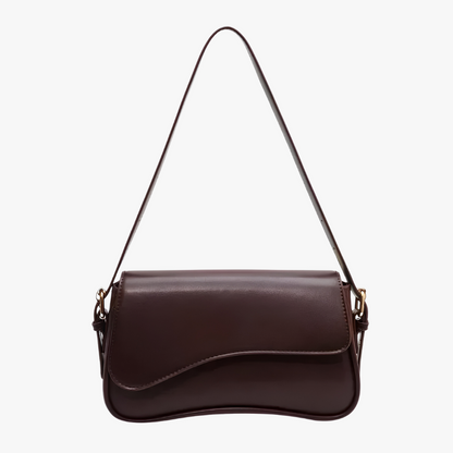 Vegan Leather Baguette Style Bag - Women - Fiora