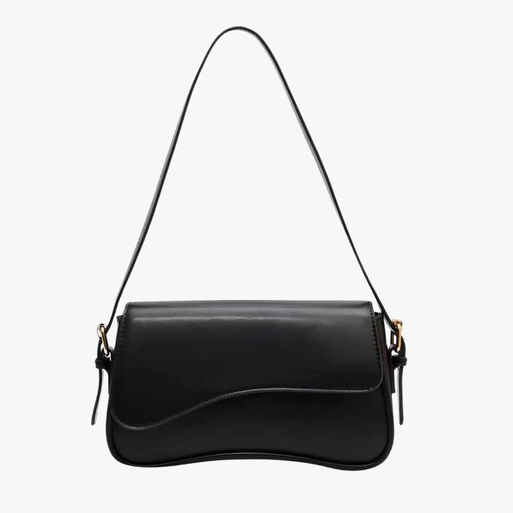 Vegan Leather Baguette Style Bag - Women - Fiora