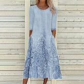 Robe Vintage Imprimée – Femme – Evelyne