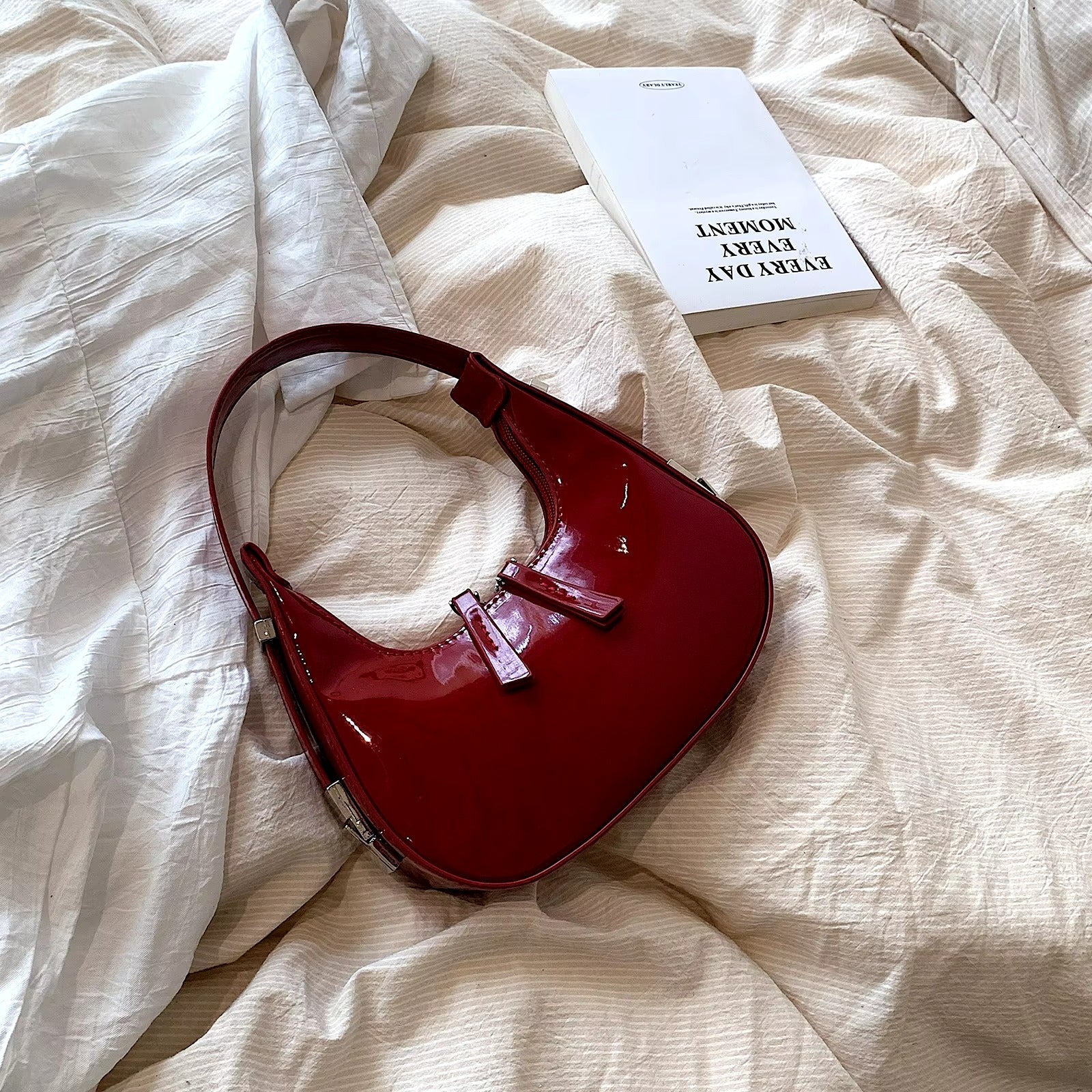 Sac en Simili Cuir Style Épaule - Femme - Cherraya