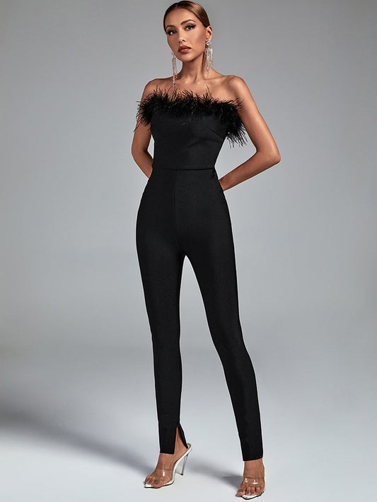 Elegant kveldsdress i polyester – Dame – Felicia