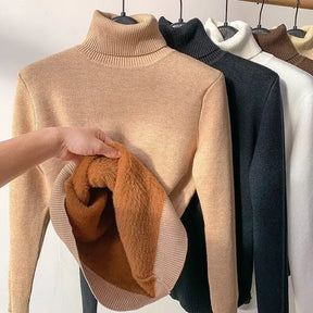 Pull Doublé en Velours - Femme - Velarya